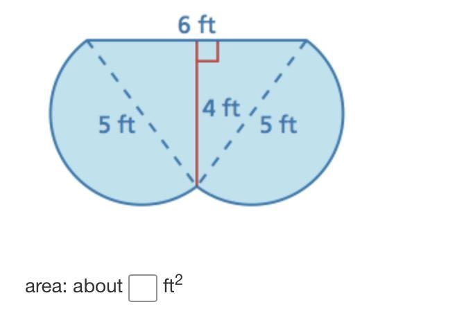 Find the area of the figure to the nearest hundredth.-example-1