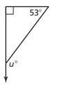 Find the measure of the exterior angle.-example-1