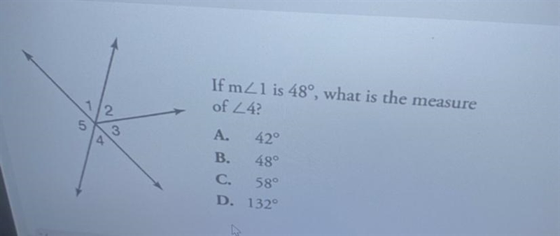 What is the measure of 4? Please and thank you :)-example-1