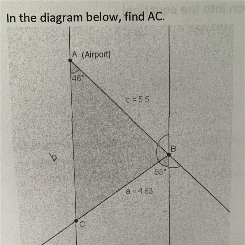 If someone could find the measurement of angle b that would be fantastic!!!-example-1