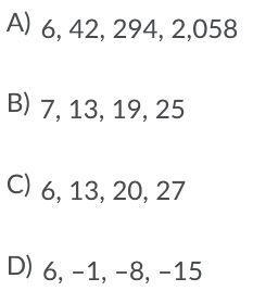 Please help!! Given the recursive formula shown, what are the first 4 terms of the-example-2