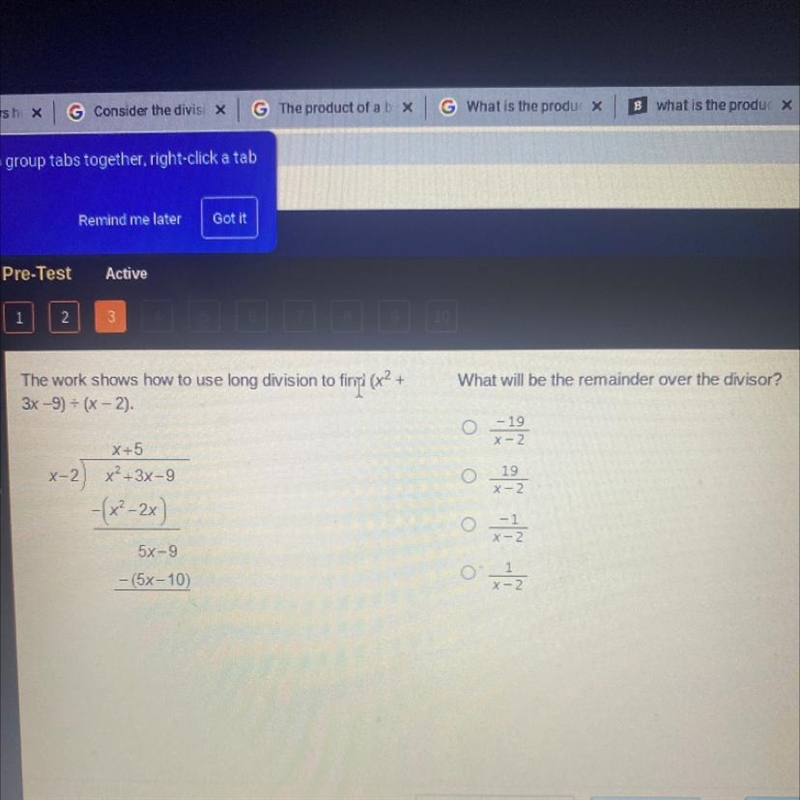 The work shows how to use long division to find?-example-1