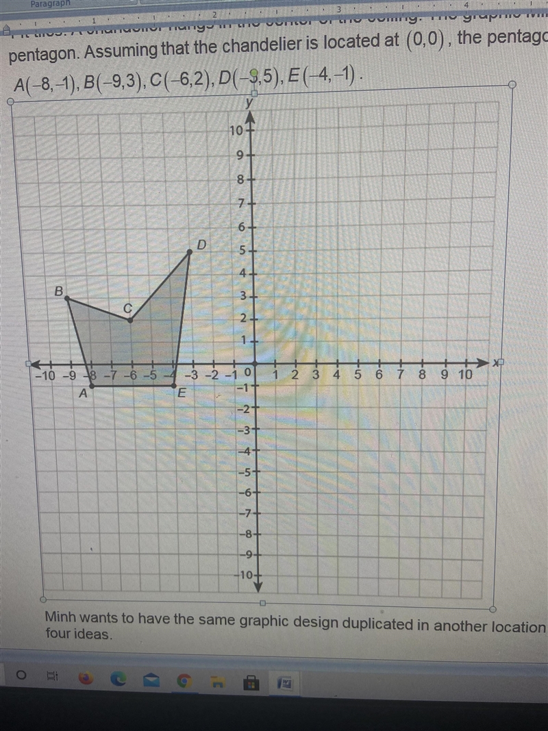 NEED HELP ASAP ANSWER PLEASEEE!!! 1. Minh asks Marco to duplicate a graphic she has-example-1