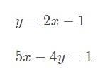 Which ordered pair solves the system of equations?-example-1