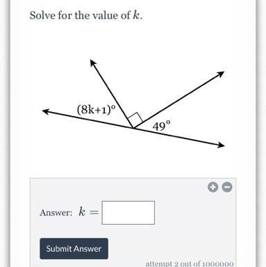 Solve for the value of k.-example-1