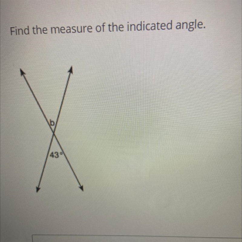 Find the measure of the indicated angle.-example-1