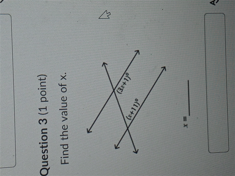 Find the value of x if you solve one please say the question number and you dony have-example-4