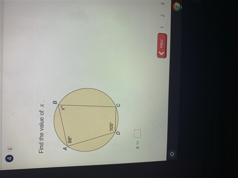 Help find the value of x.-example-1