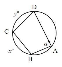 If x = 99 and a = 76, find y.-example-1