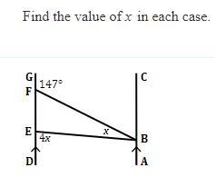 FInd the value of x.-example-1