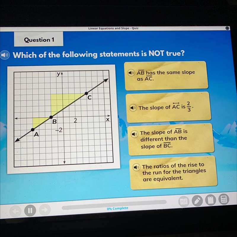 Which of the following statements are NOT true?-example-1