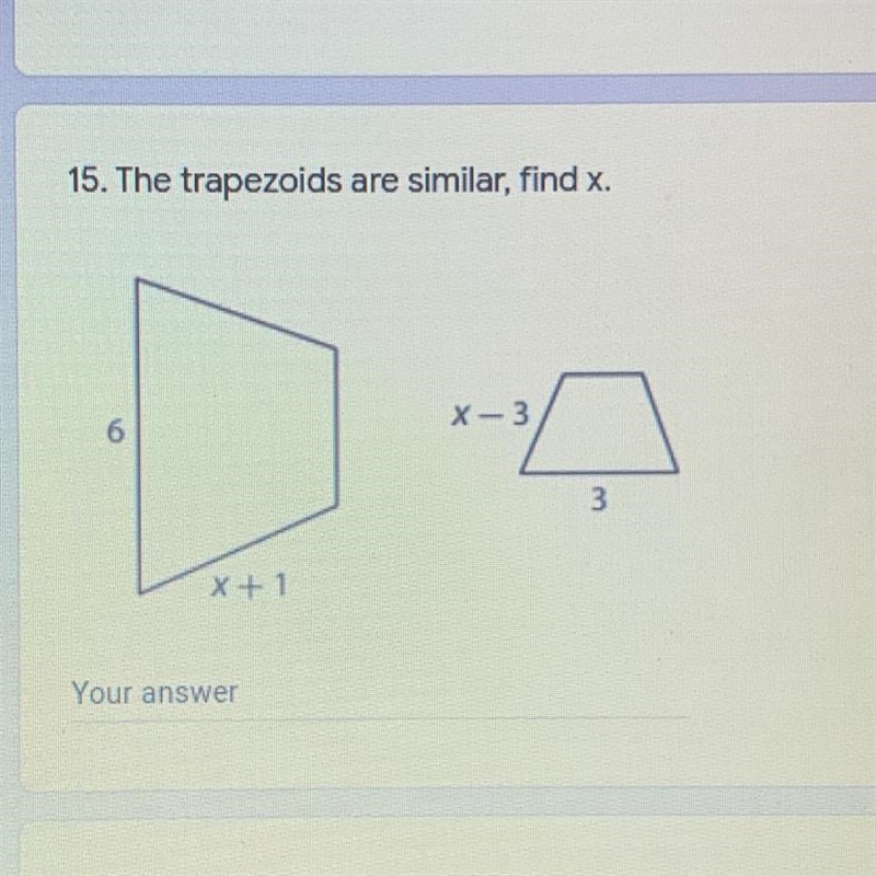 The trapezoids are similar, find-example-1