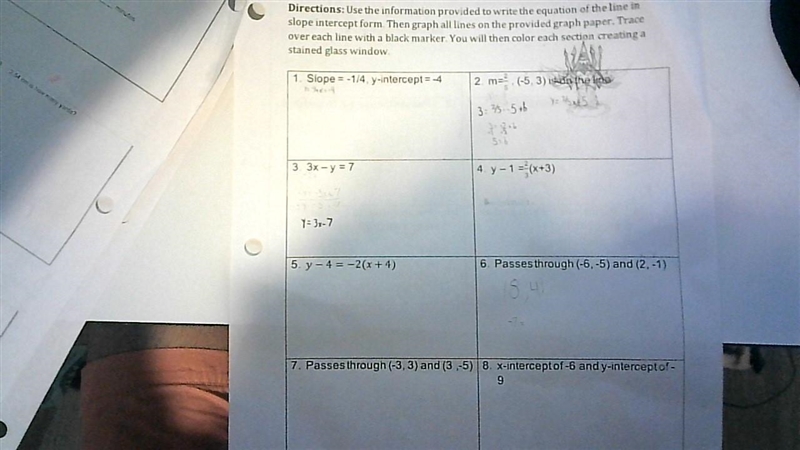 I need to put equations into slope intercept and i need big help its a test grade-example-1