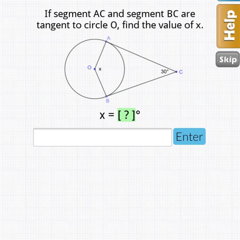 Find the value of x. i’m so lost. it’s geometry!-example-1