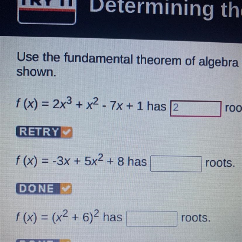 I don’t know how to figure out how many roots is has-example-1