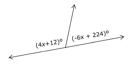 What does x equal in this question?-example-1