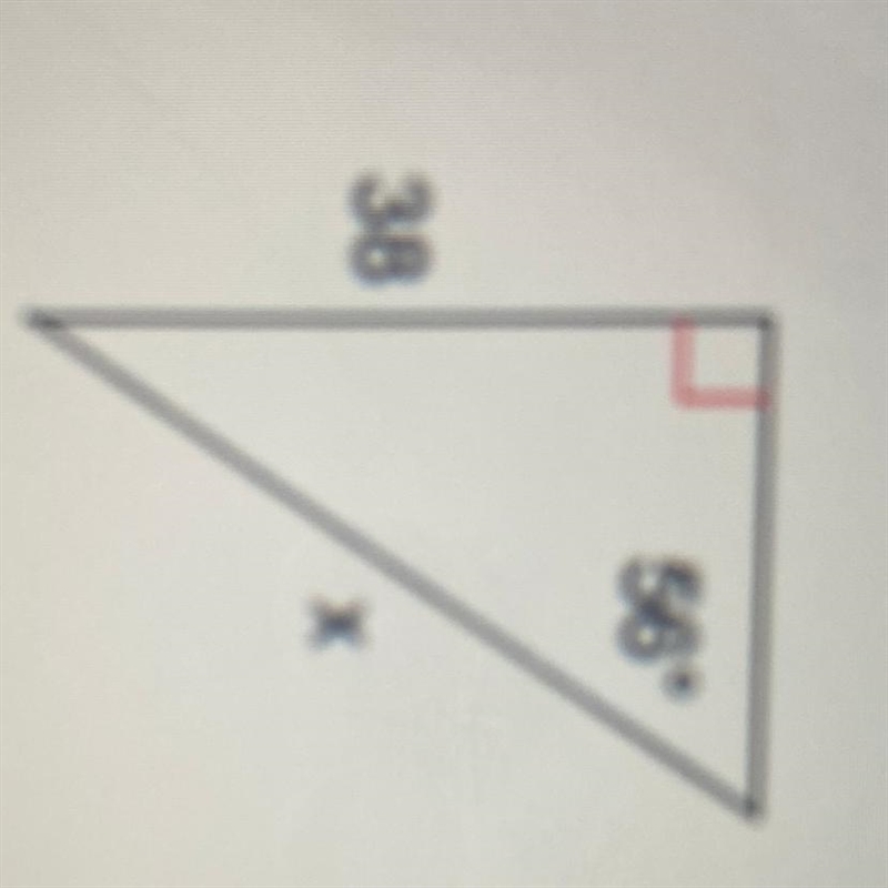 Find the missing side. Round to the nearest tenth.-example-1