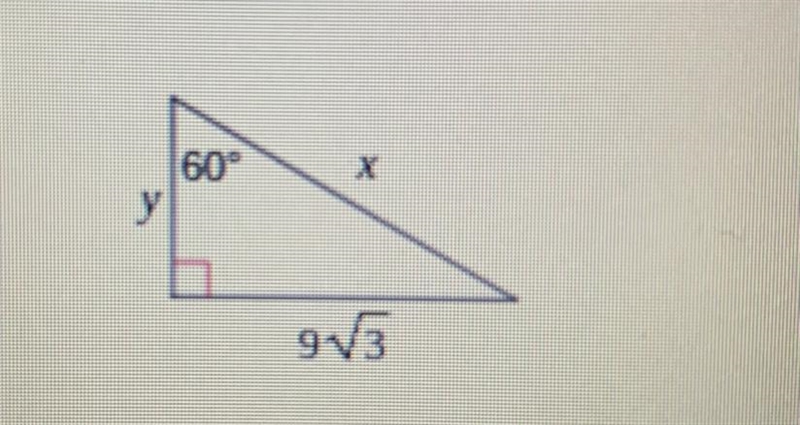 Find the missing side lengths. Leave your answers as radicals in simplest form.-example-1