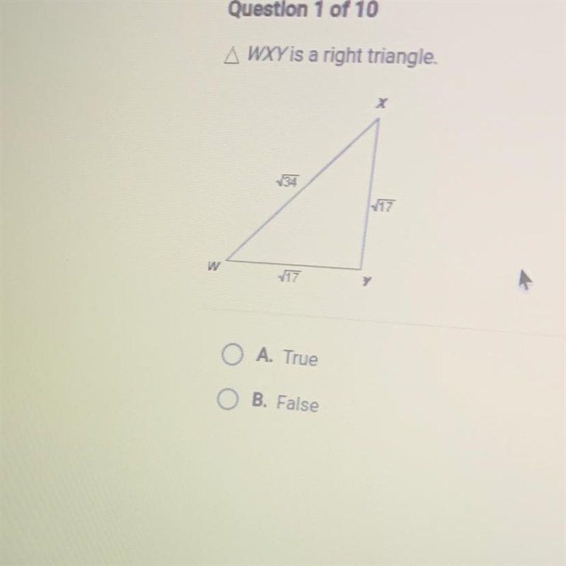 Wxy is a right triangle.-example-1