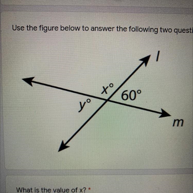 What is the value of x and what type of angle is it ?-example-1