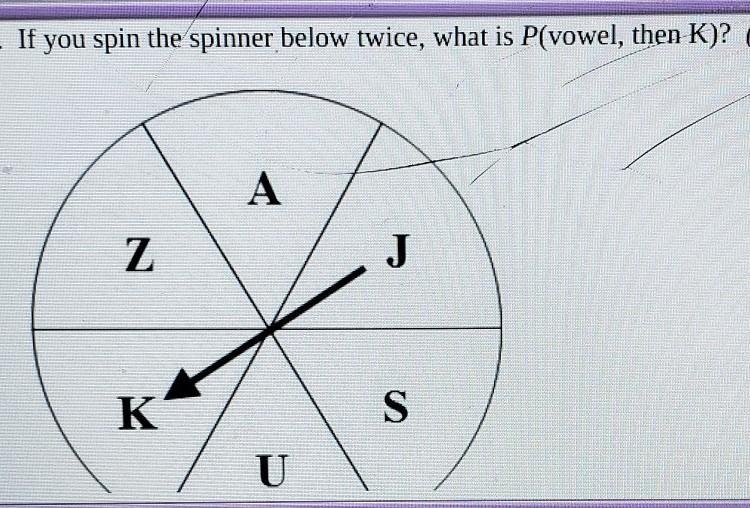 The a possible answers are 1/18 2/9 1/9 1/2​-example-1