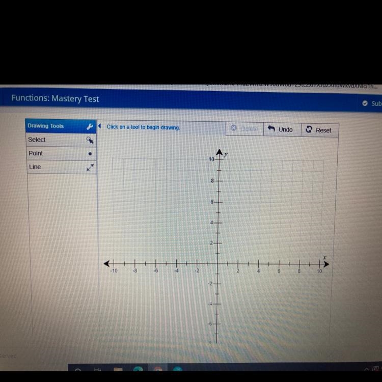 Graph this function. F(x)= -1/3x + 8 I need help ASAP! The -1/3x is a fraction. Can-example-1