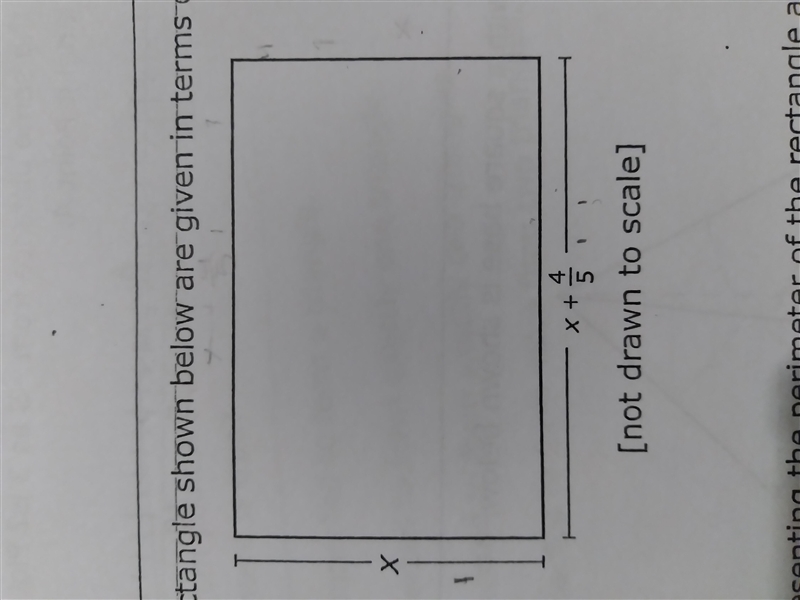 Write an expression representing the perimeter of the rectangle as the sum of the-example-1