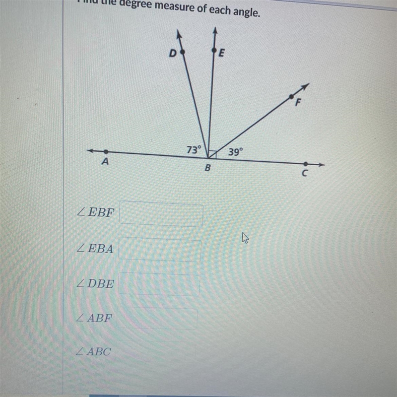 Find the degree measure of each angle. (In picture)-example-1