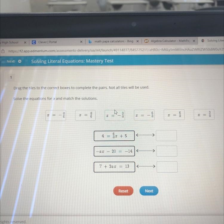 Drag the tiles to the correct boxes to complete the pairs. Not all tiles will be used-example-1