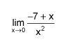 PLEASE HELP PLEASE!! Find the limit of the function algebraically. (2 points) alt-example-1