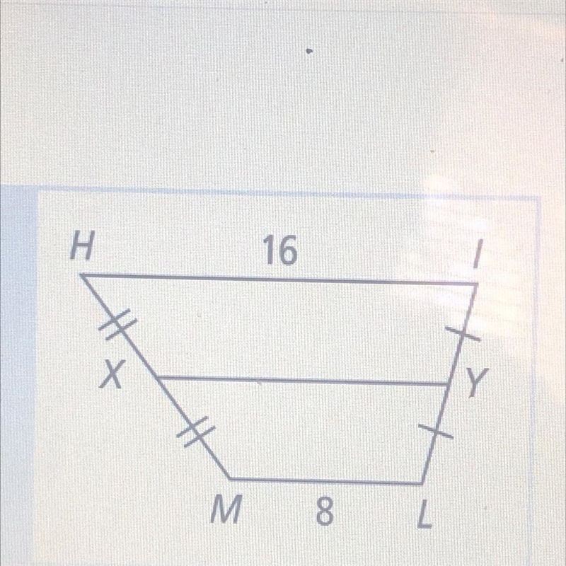 What is the length of the segment XY?-example-1