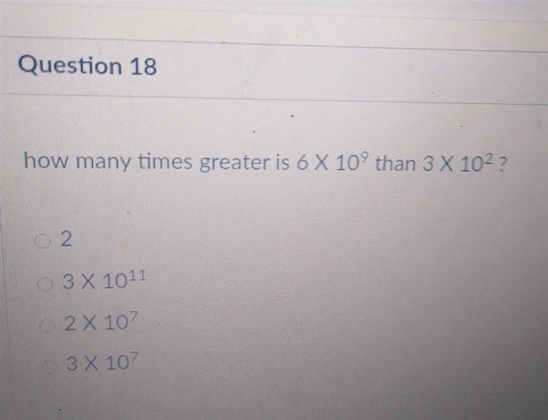 How many times greater is 6x10⁹ than 3x10²​-example-1