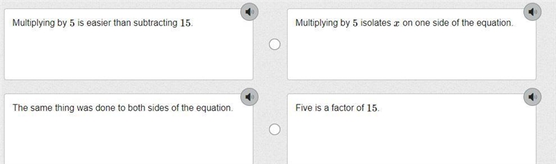 Which is the best reason why step 1 is a good first step in the solution shown?` WILL-example-1