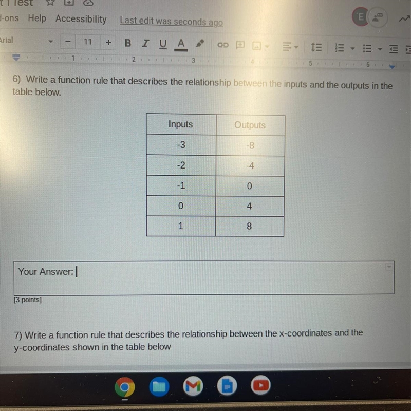 Guys help me I need to write a function rule but the equation format is mx+b-example-1