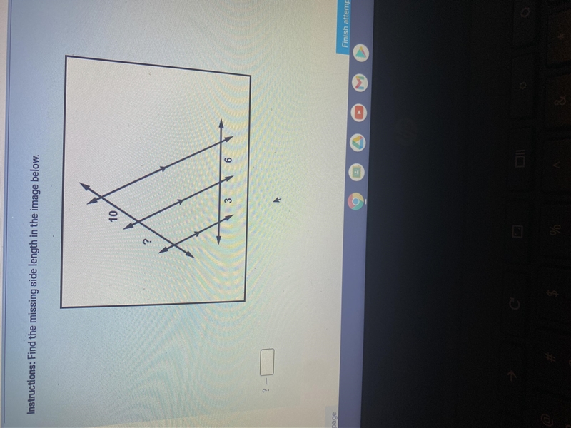 Find the missing side length in the image below-example-1