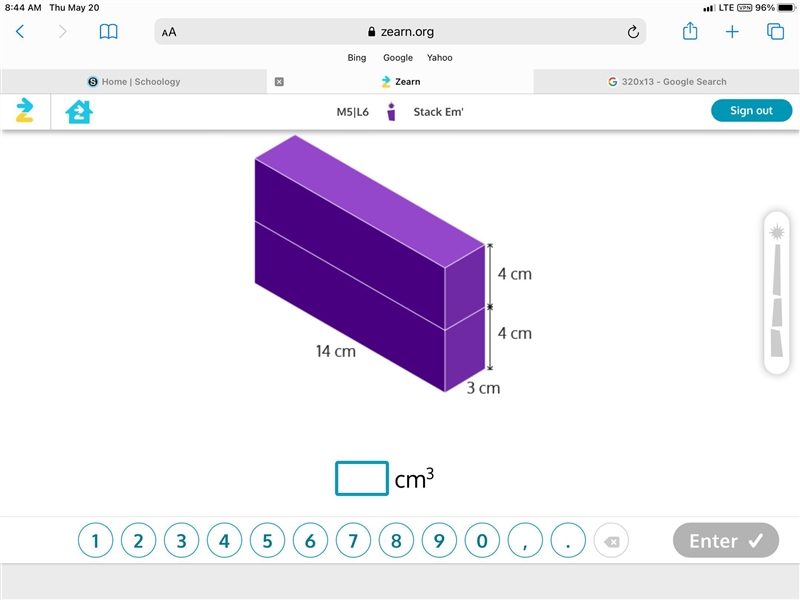 What is the volume of the prism-example-1