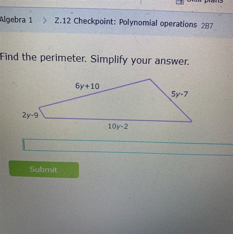 Find the perimeter. Simplify your answer-example-1