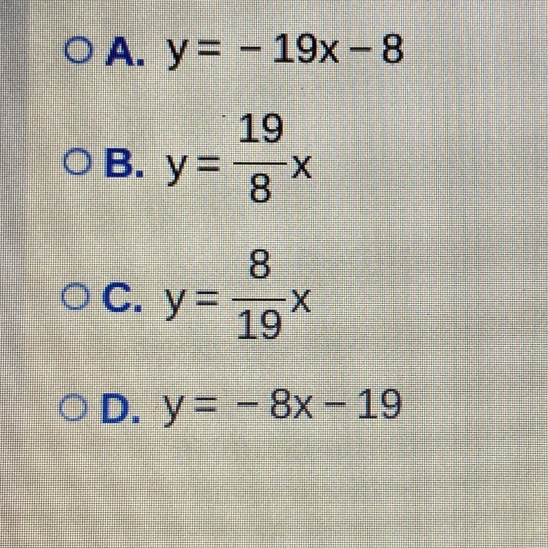 Find a function rule for the line that passes through the origin (0,0) and the point-example-1