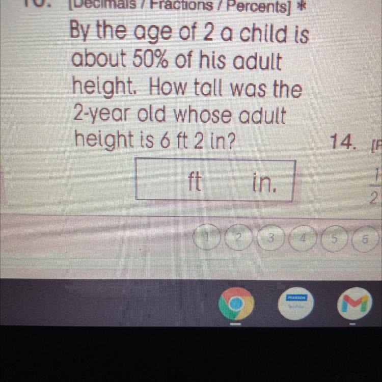 By the age of 2 a child is about 50% of his adult height how tall was a two year old-example-1