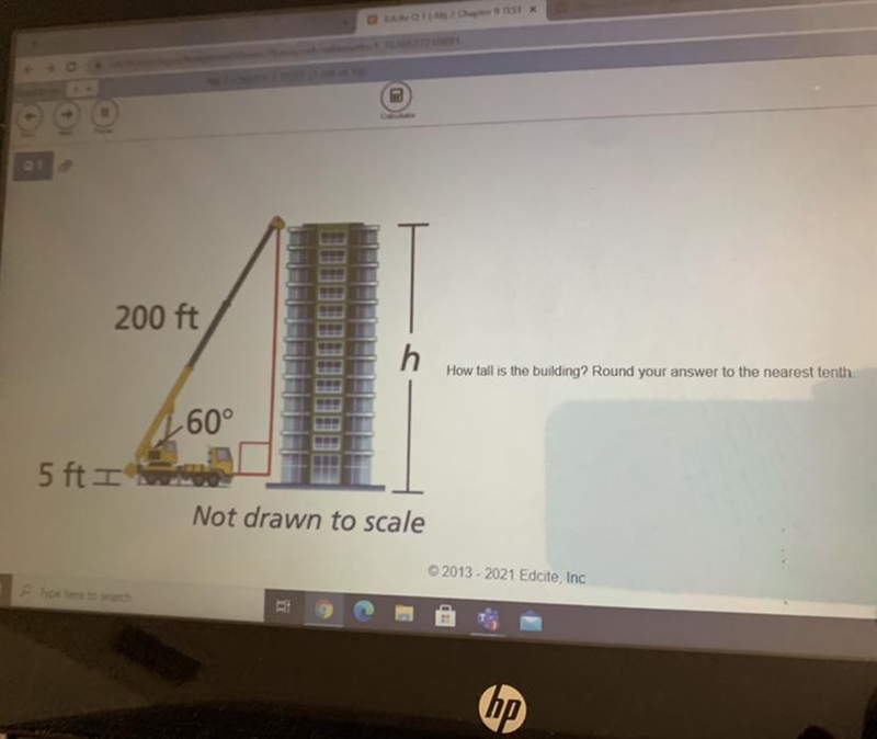 What is the height of the building? need help ASAP!-example-1