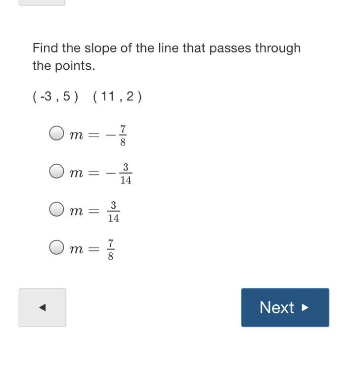 Find the slope of the line-example-1