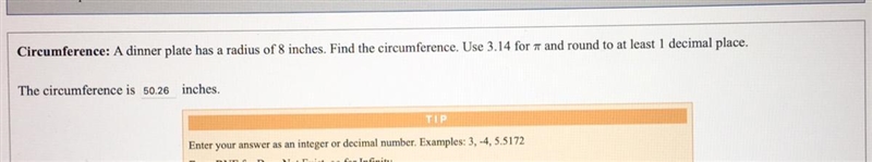 PLEASE HELP ASAP! So the answer I got for this problem is 50.26. Can someone make-example-1