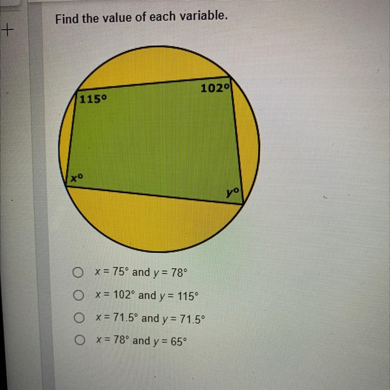 Find the value of each variable?-example-1