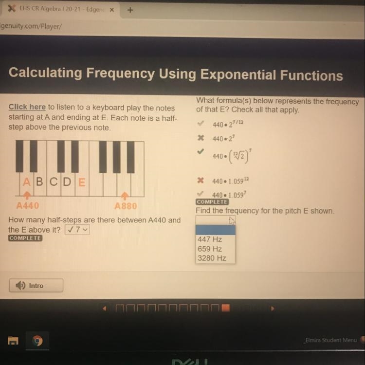 Find the frequency for the pitch E shown. Plz ASAP help-example-1