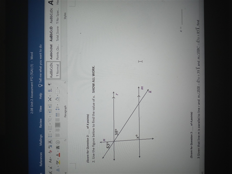 Use the Figure below to find the value of x-example-1