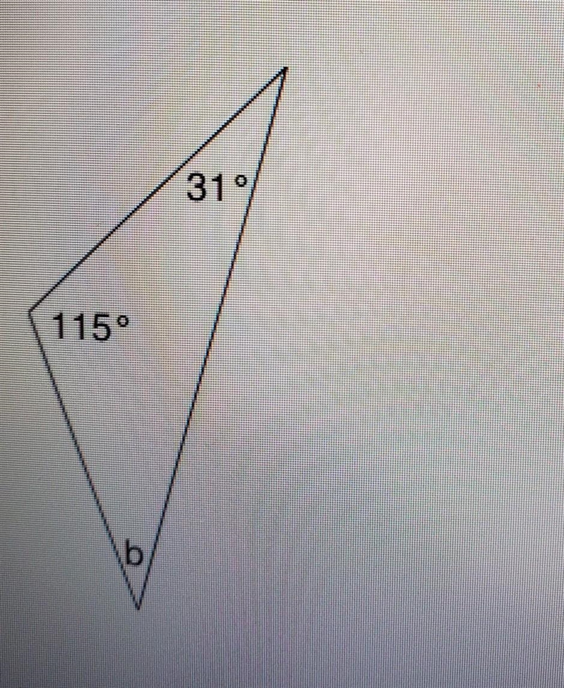 What is the measure of angle b​-example-1