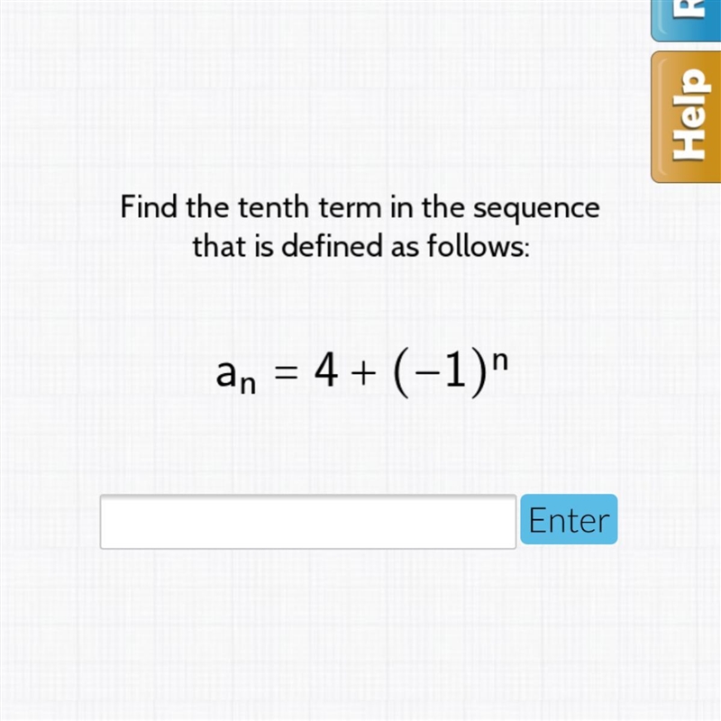 What is the tenth term in the sequence?-example-1