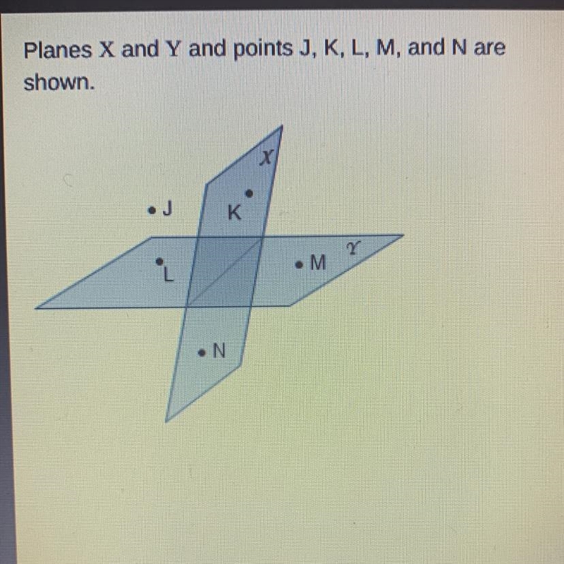 Exactly how many planes contain points J, K, and N? a - 0 b - 1 c - 2 d - 3-example-1