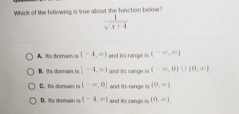 Which of the following is true about the function below? ​-example-1