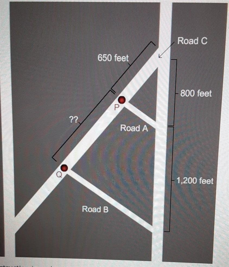 Construction is under way at an airport. This map shows where the construction is-example-1